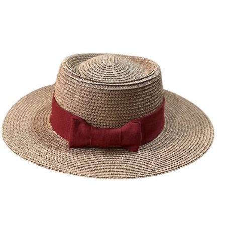 Mũ cói nữ MC7-H3 – Fedora vành nhỏ unisex thời trang đi biển