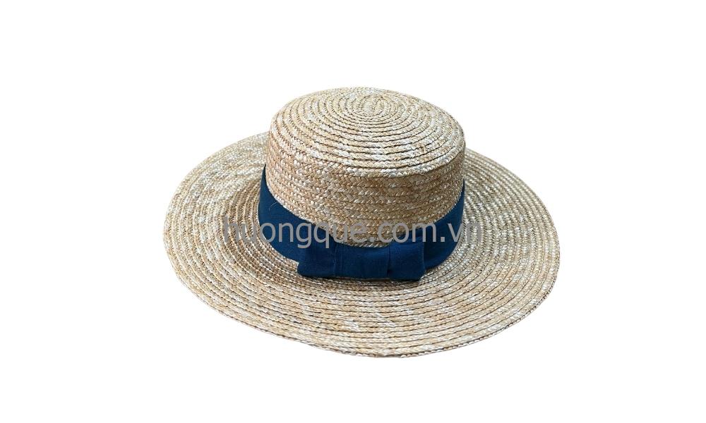 Mũ cói nữ MC9-H4 – Fedora vành nhỏ unisex thời trang đi biển