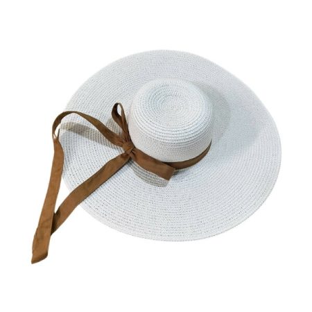 Mũ cói nữ MC11-H1 – Boater cổ điển viền to