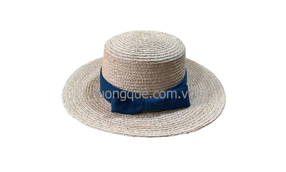 Mũ cói nữ MC10-R1 – Fedora vành tròn nhỏ